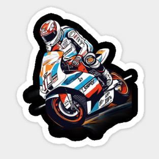 Motorbike Racing Sticker