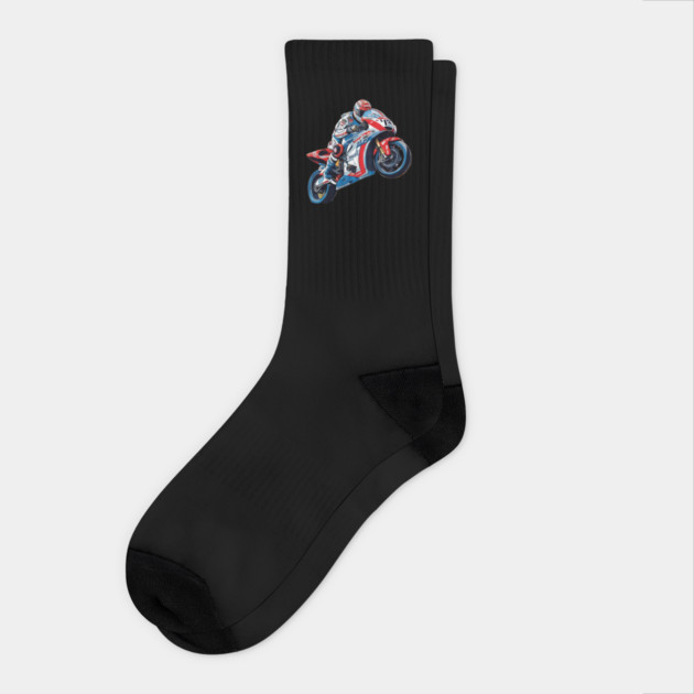 Moto Racing Socks by animegirlnft