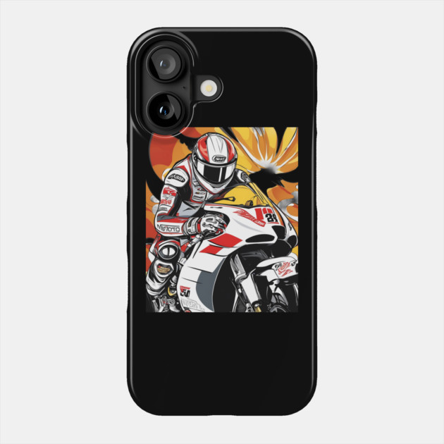 Racing Bike Phone Case by animegirlnft