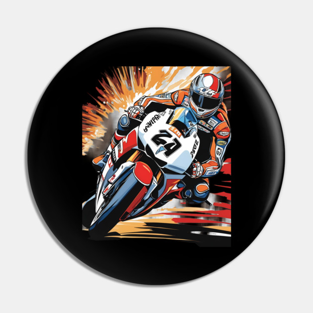 Racing Motorcycle Pin by animegirlnft