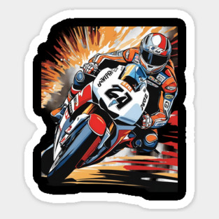 Racing Motorcycle Magnet
