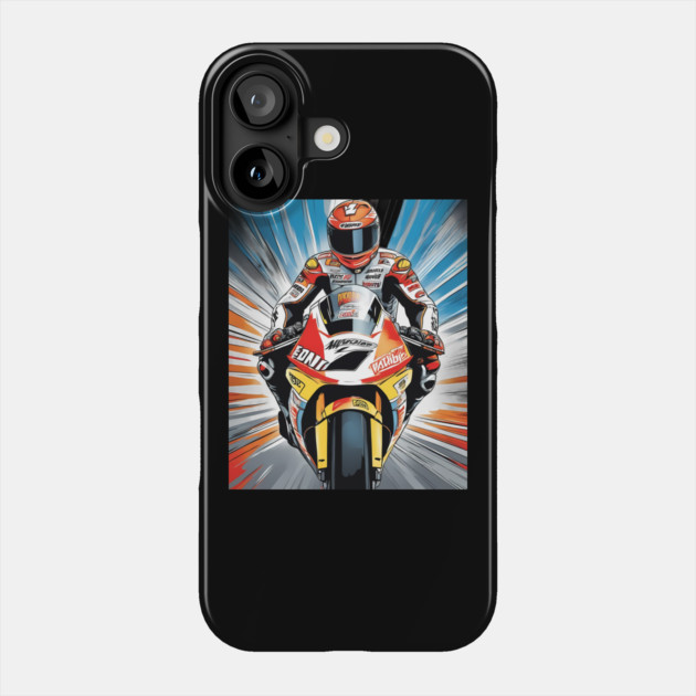 Race Bike Phone Case by animegirlnft