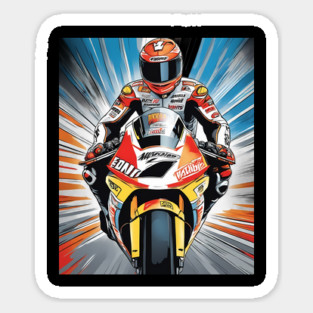 Race Bike Sticker