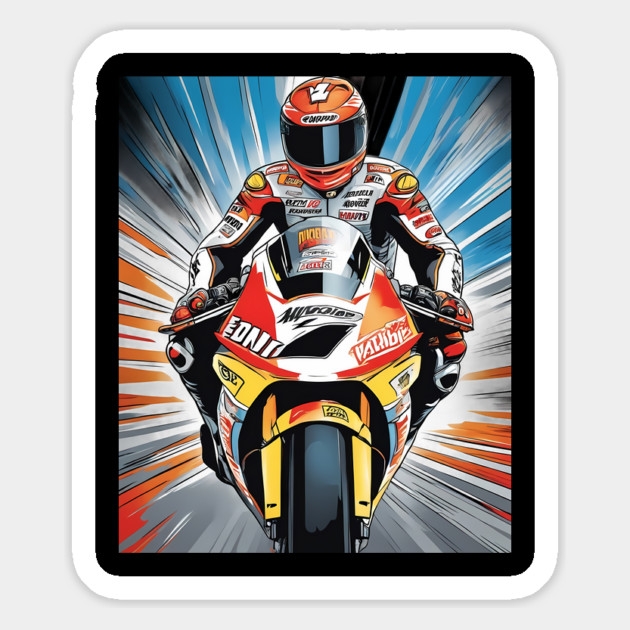 Race Bike Magnet by animegirlnft