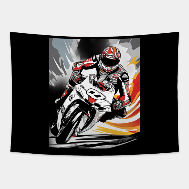 Speeder Bike Tapestry by animegirlnft