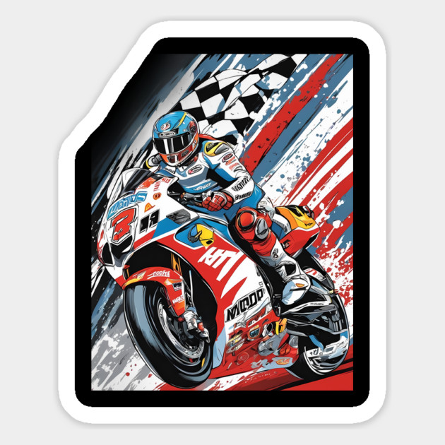 Fast Motor Bikes Magnet by animegirlnft
