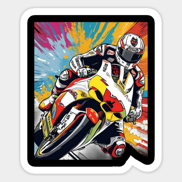 Moto Motorbike Motorcycle Sticker by animegirlnft