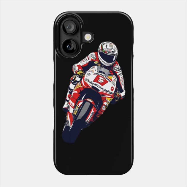 Motorbike Driver Phone Case by animegirlnft