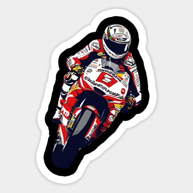 Motorbike Driver Sticker by animegirlnft
