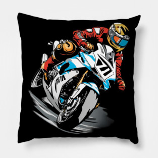 Motorcycle Driver Pillow