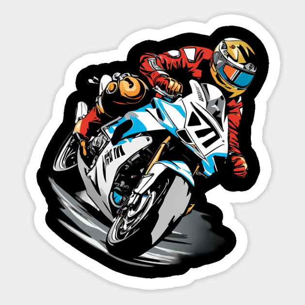Motorcycle Driver Magnet by animegirlnft