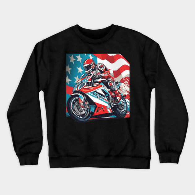 Motorsport Driver Crewneck Sweatshirt by animegirlnft