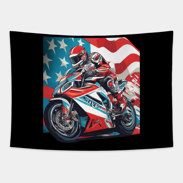 Motorsport Driver Tapestry by animegirlnft