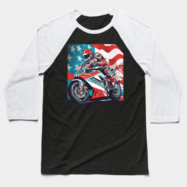 Motorsport Driver Baseball T-Shirt by animegirlnft