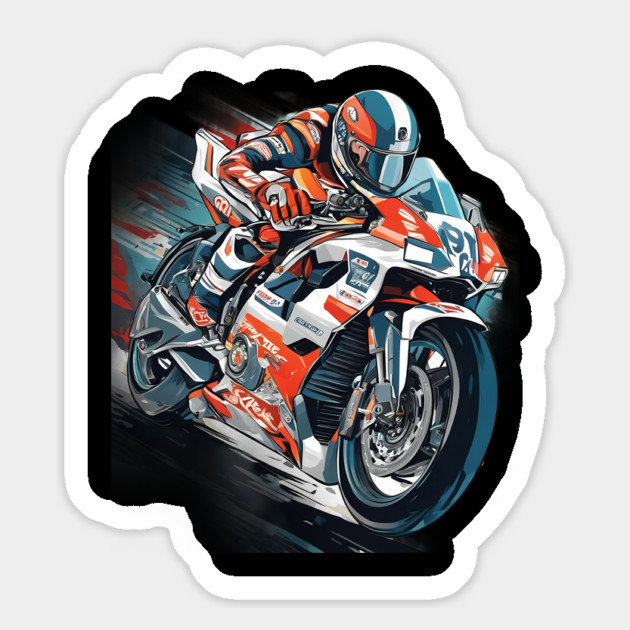 Motorcyclist Magnet by animegirlnft