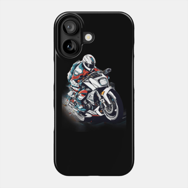 Motorbike Art Phone Case by animegirlnft