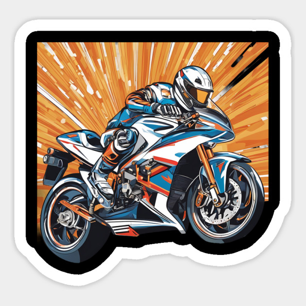Motorcycling Magnet by animegirlnft