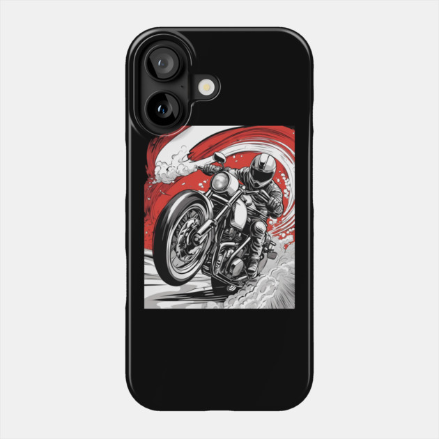 Motobiker Life Phone Case by animegirlnft