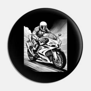 Biker Motorcycle Pin