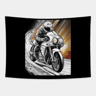 Motobikers Tapestry