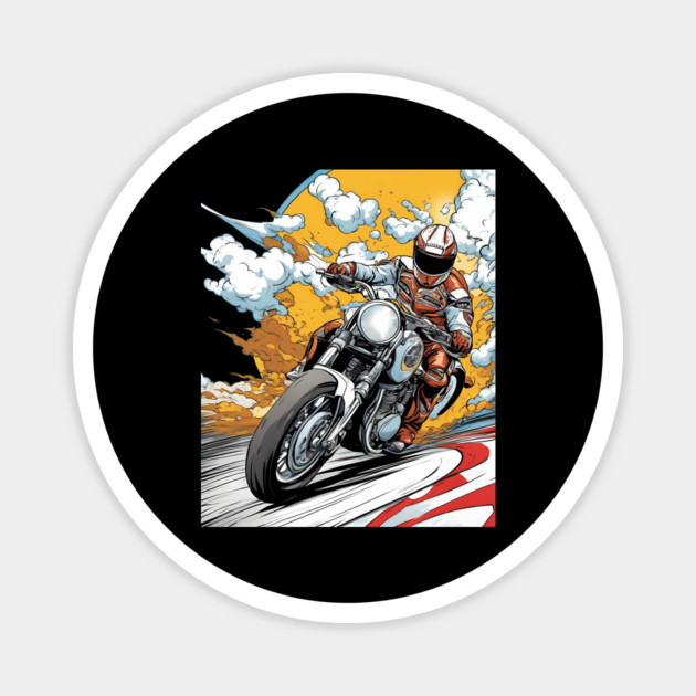 Motobike Magnet by animegirlnft