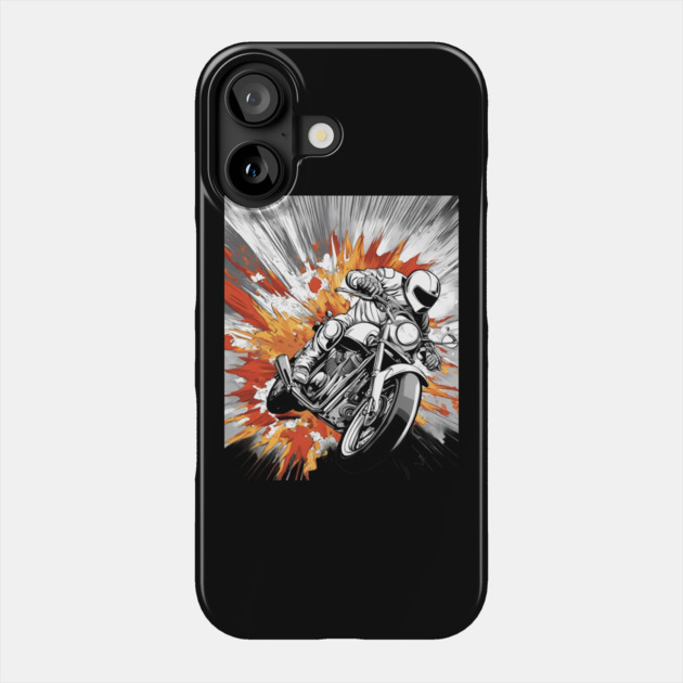 Motorcycle Racing Phone Case by animegirlnft