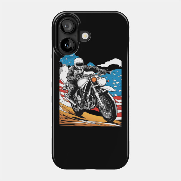 Motorcycle Rider Phone Case by animegirlnft