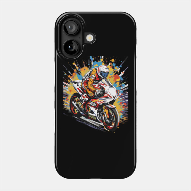 Motor Biker Phone Case by animegirlnft