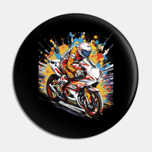Motor Biker Pin