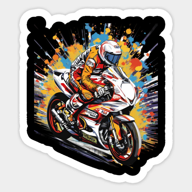 Motor Biker Sticker by animegirlnft