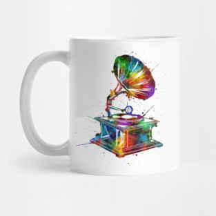 turntable colorful Mug