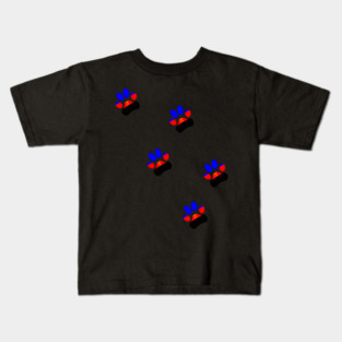 Polyamorous Pride Paws Kids T-Shirt