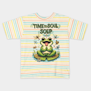 This My Yoga with funny Frog Kids T-Shirt