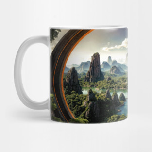 Abandoned Portal on an Alien World - Landscape Mug