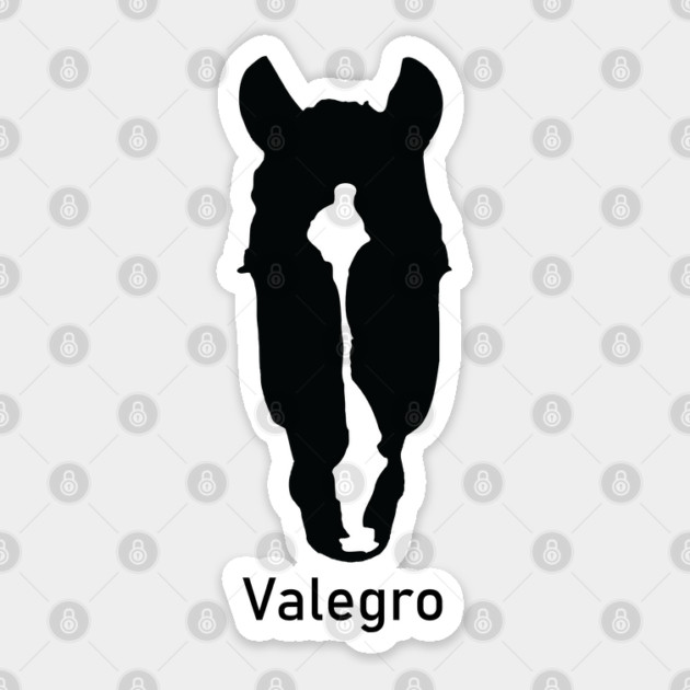 Valegro Face Marking with Name Sticker by Lakeric