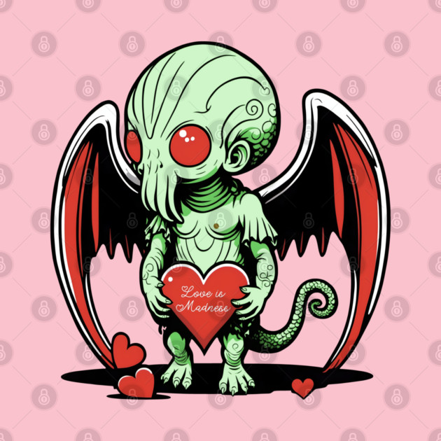 Kawaii Cthulhu Cupid: Love Is Madness by WolfMerrik
