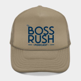 The Boss Rush Podcast Logo (Navy Blue) Hat