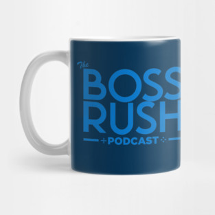 The Boss Rush Podcast Logo (Sky Blue) Mug