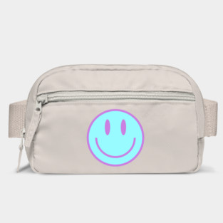 Smiley Face in Blue & Purple Bag