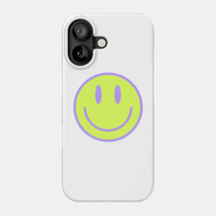 Smiley Face in Green Phone Case