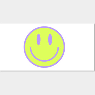 Smiley Face in Green Posters and Art