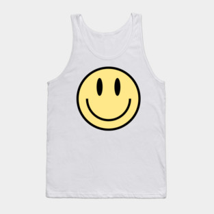 Smiley Face in Yellow Tank Top