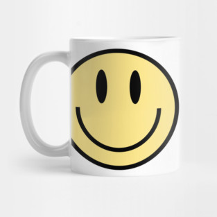 Smiley Face in Yellow Mug