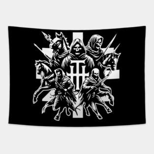 4 horsemen of apocalypse Tapestry