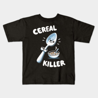 Cereal Killer Bowl Kids T-Shirt