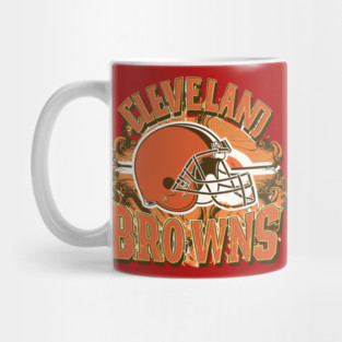 Cleveland browns Helmet design In vector Mug
