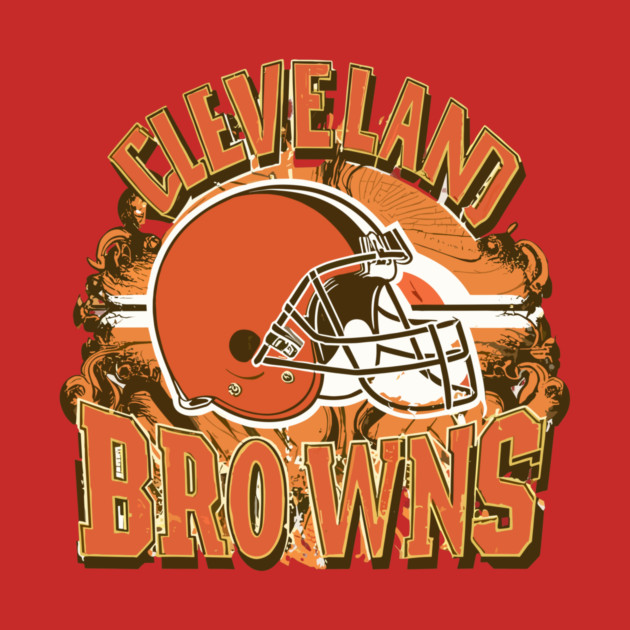 Cleveland browns Helmet design In vector by Nizar clothing store 