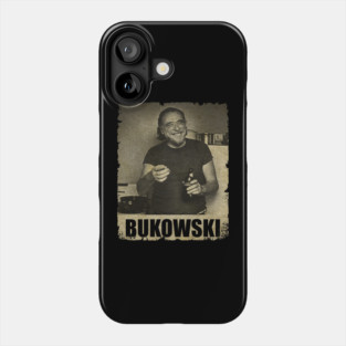 Charles Bukowski - RETRO BLACKWHITE Phone Case