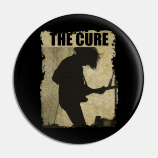 The Cure - RETRO BLACKWHITE Pin