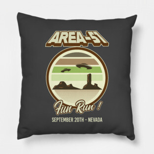 Area 51 Fun Run Pillow